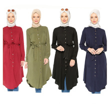 Fashion Women Middle models S-6XL maxi color block Wear Arab Girls Plus size long Islamic Clothing shirt blouse dress
 
 
 
